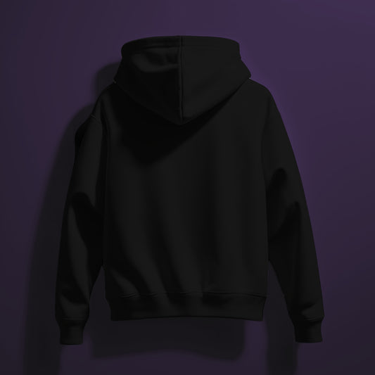 Matt Black Hoodie Oversized Hoodie | 380 GSM
