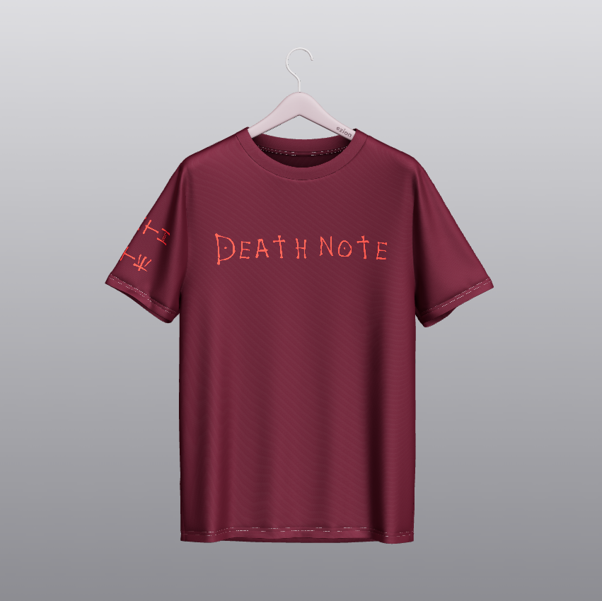 Death Note Oversized T-shirt | 240 GSM