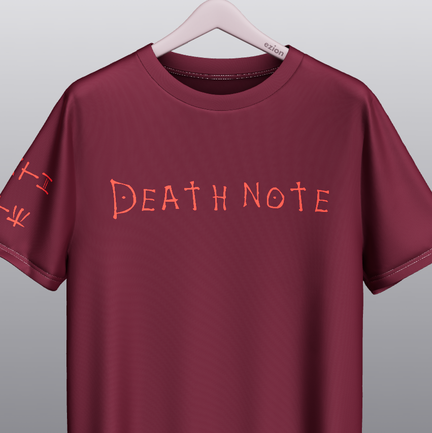 Death Note Oversized T-shirt | 240 GSM