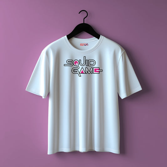 Squid Game: “Welcome to the Game” Oversized T-shirt | 240 GSM