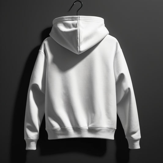 Classic White Hoodie Oversized Hoodie | 380 GSM