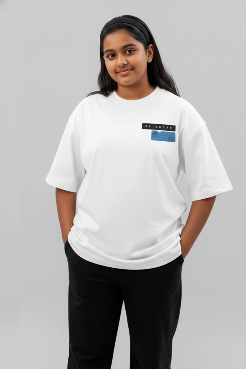 Retro Flight Oversized T-shirt | 240 GSM