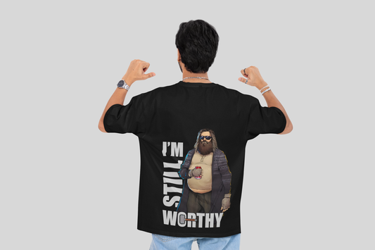 Thor I'm Still Worthy Oversized T-shirt | 240 GSM