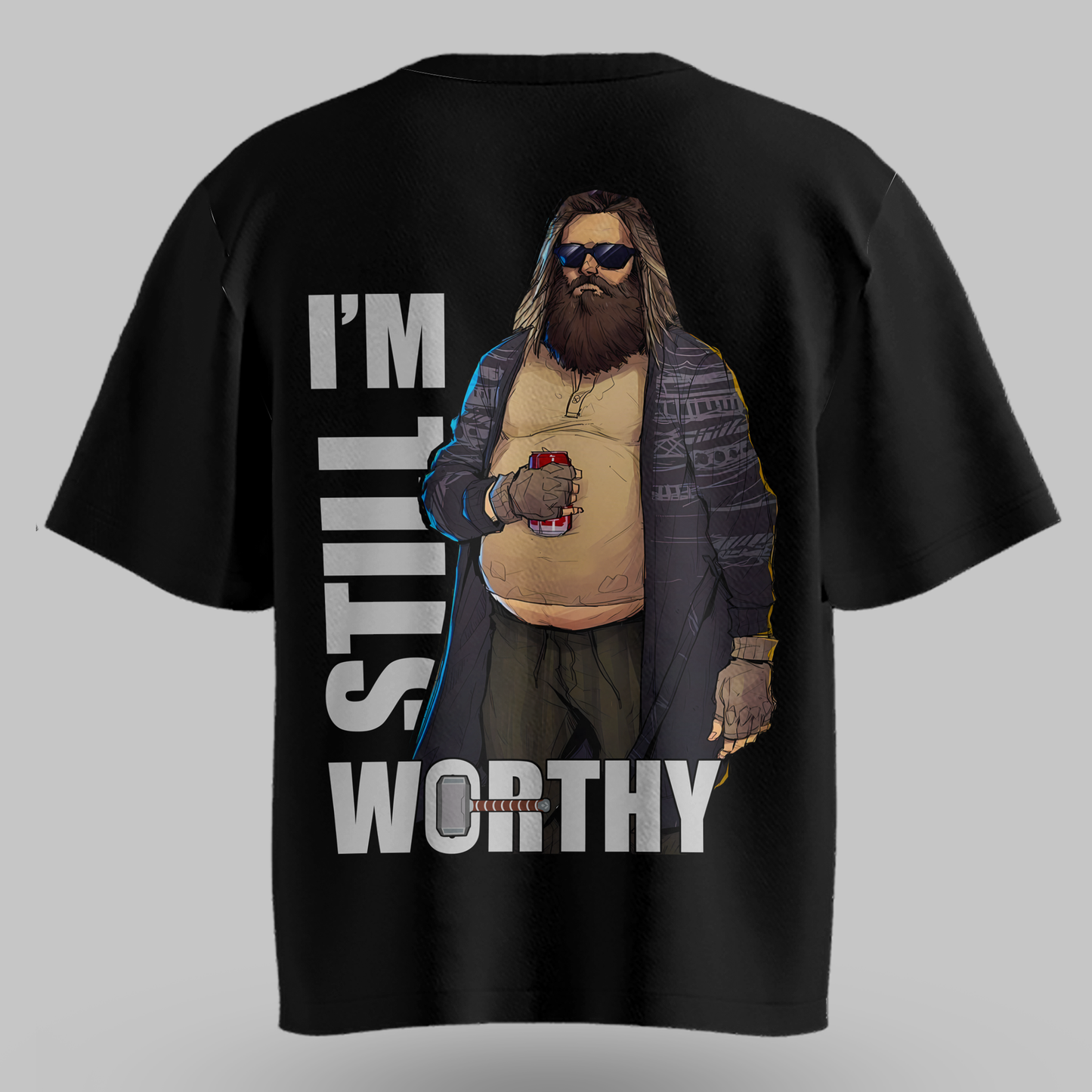Thor I'm Still Worthy Oversized T-shirt | 240 GSM