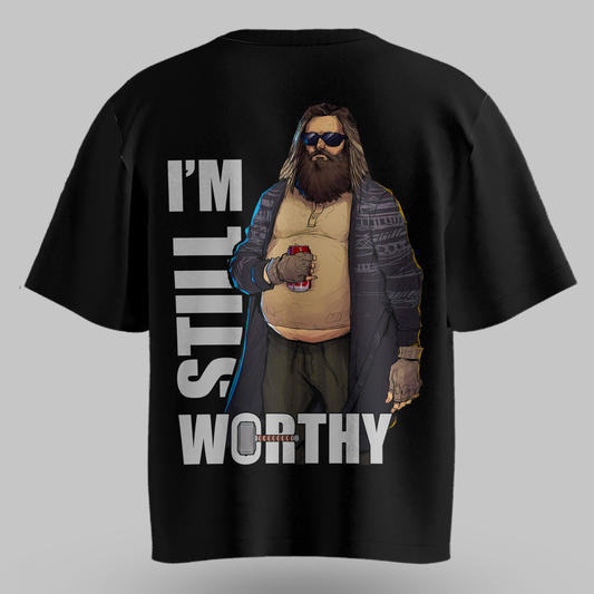 Thor I'm Still Worthy Oversized T-shirt | 240 GSM