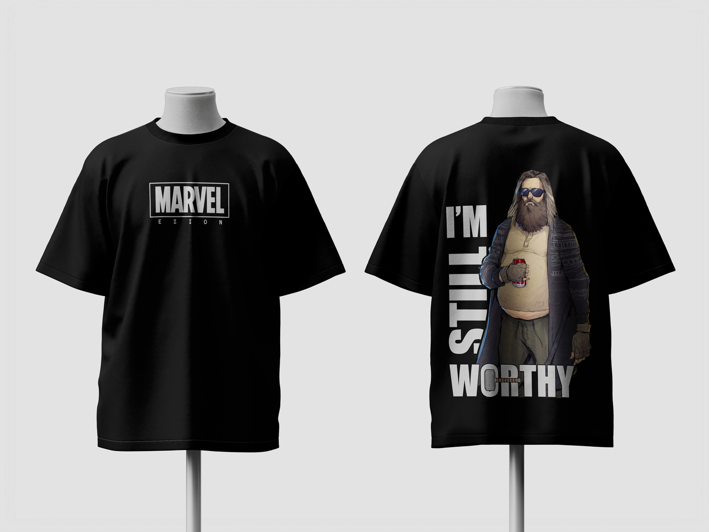 Thor I'm Still Worthy Oversized T-shirt | 240 GSM