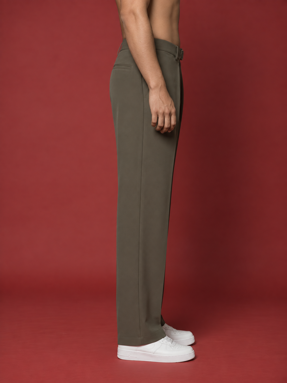 Olive Gurkha Trousers — Olive