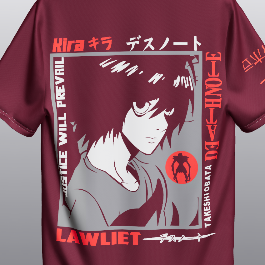 Death Note Oversized T-shirt | 240 GSM – Ezion