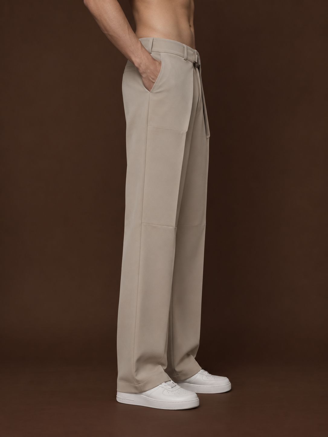 Grey Gurkha Trousers — Grey
