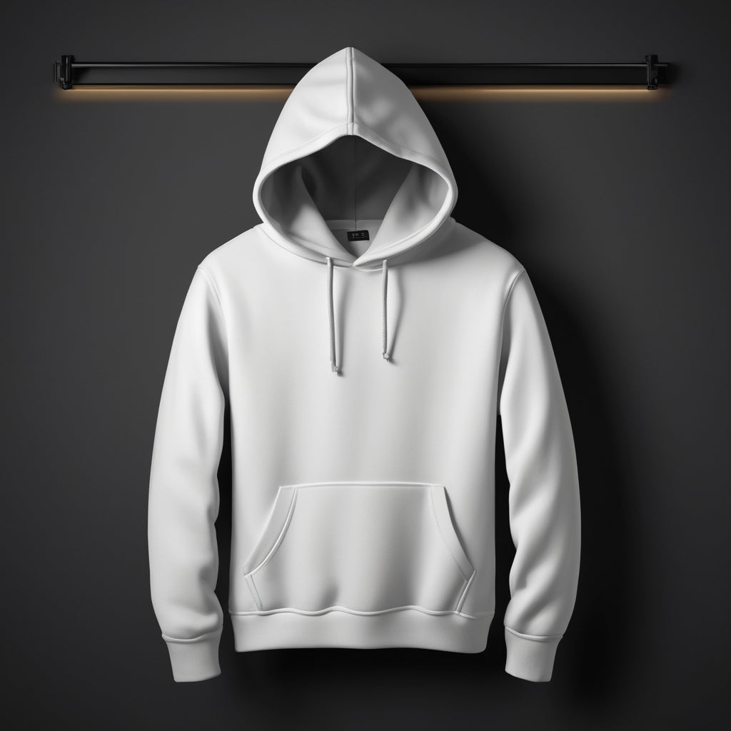 Classic White Hoodie Oversized Hoodie | 380 GSM
