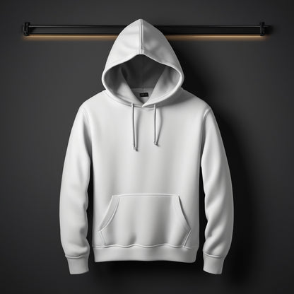 Classic White Hoodie Oversized Hoodie | 380 GSM