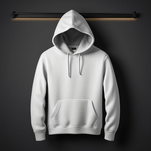 Classic White Hoodie Oversized Hoodie | 380 GSM
