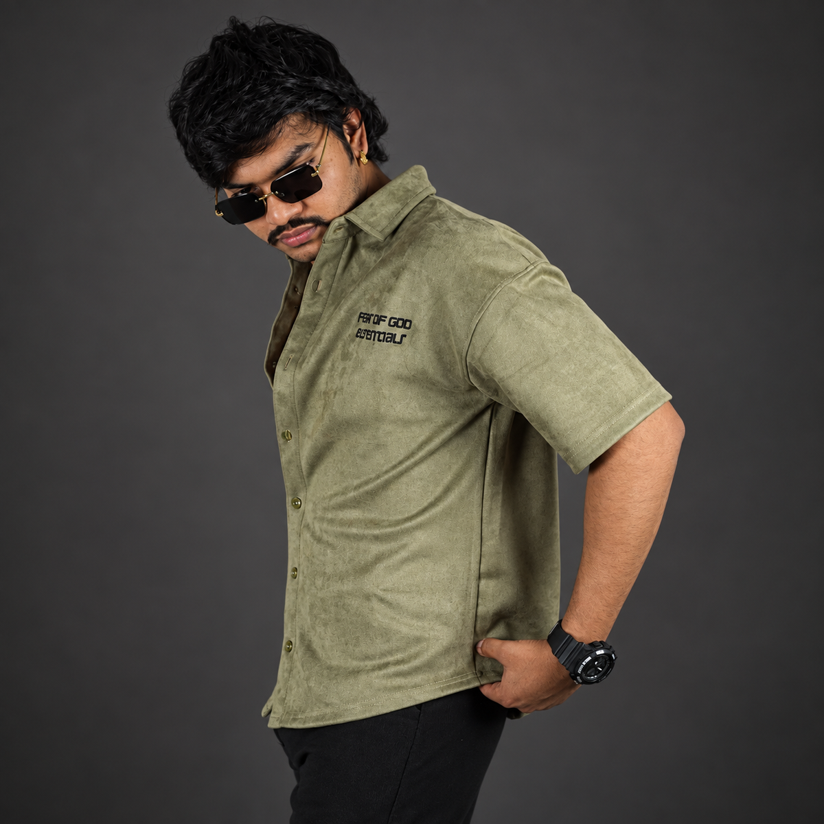 Fear Of God Porsh Green — Dark Olive Green