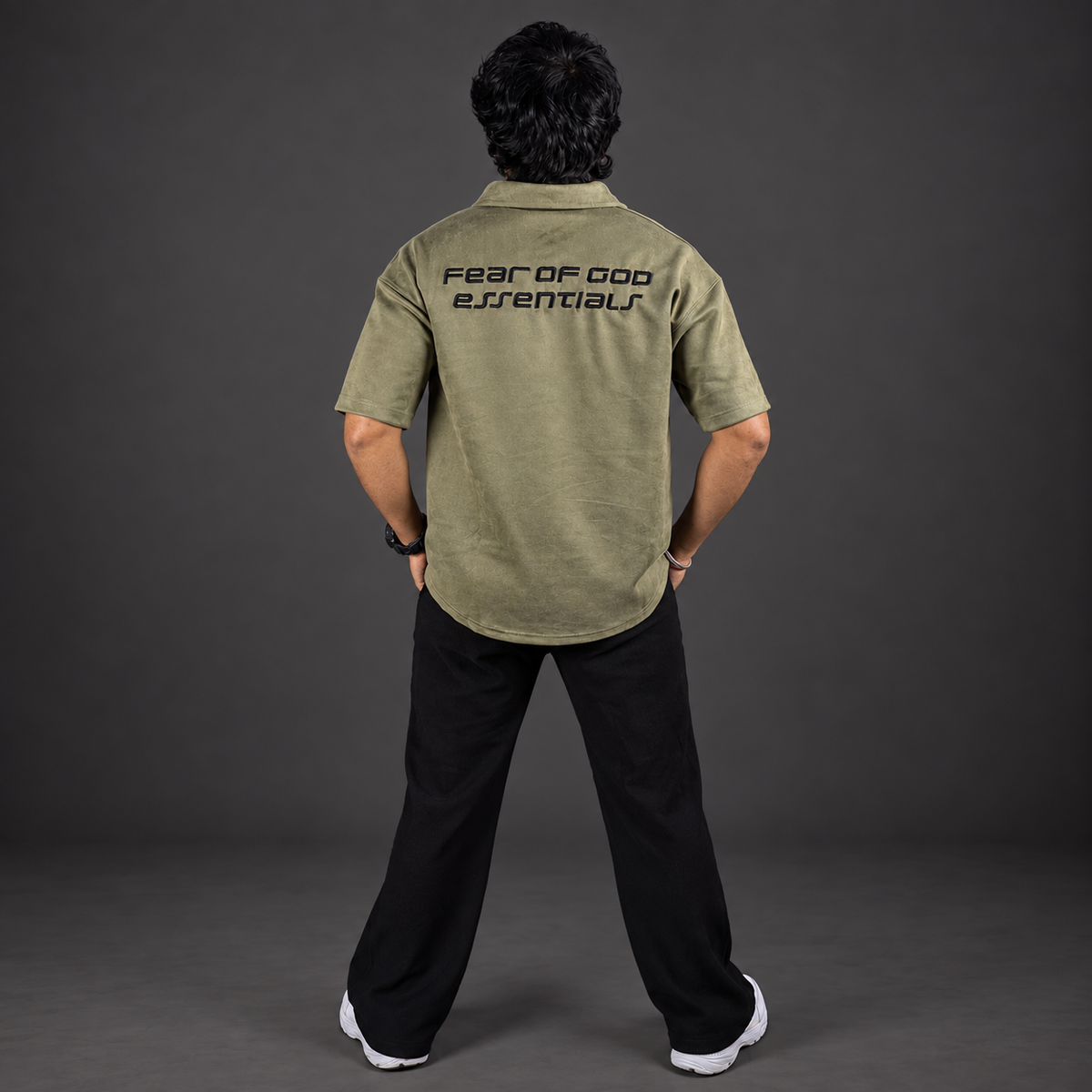 Fear Of God Porsh Green — Dark Olive Green