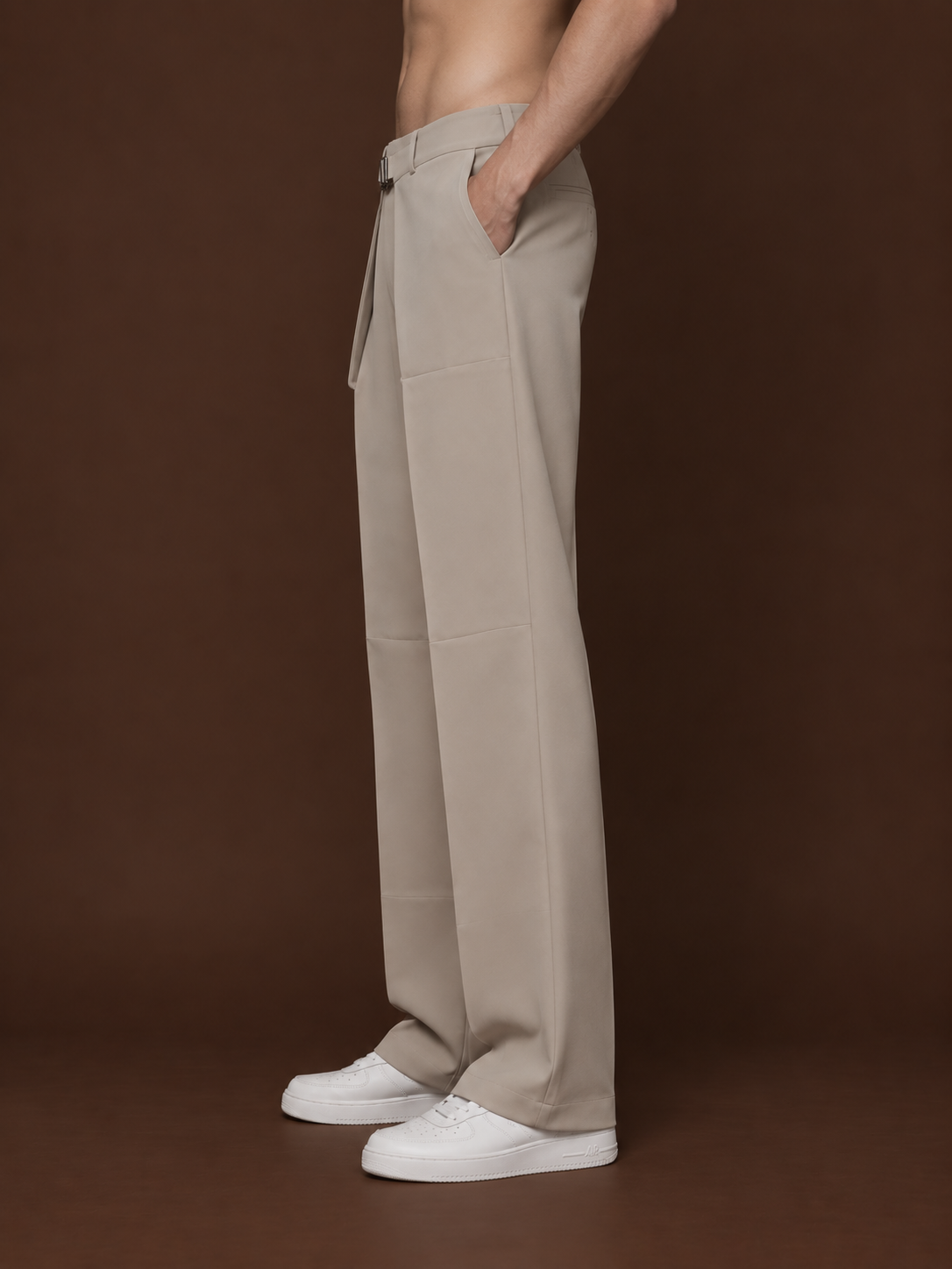 Grey Gurkha Trousers — Grey