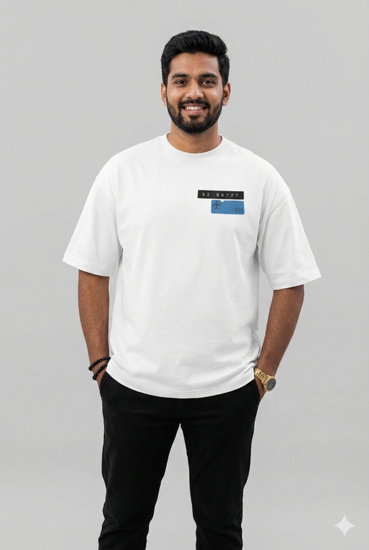 Retro Flight Oversized T-shirt | 240 GSM