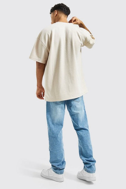 Waffle Oversized T-shirt | 350 GSM