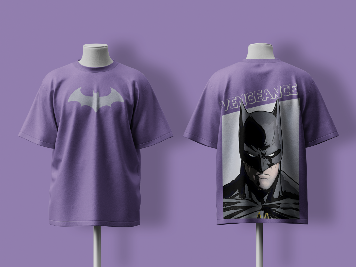 Batman Vengeance Oversized T-shirt | 240 GSM