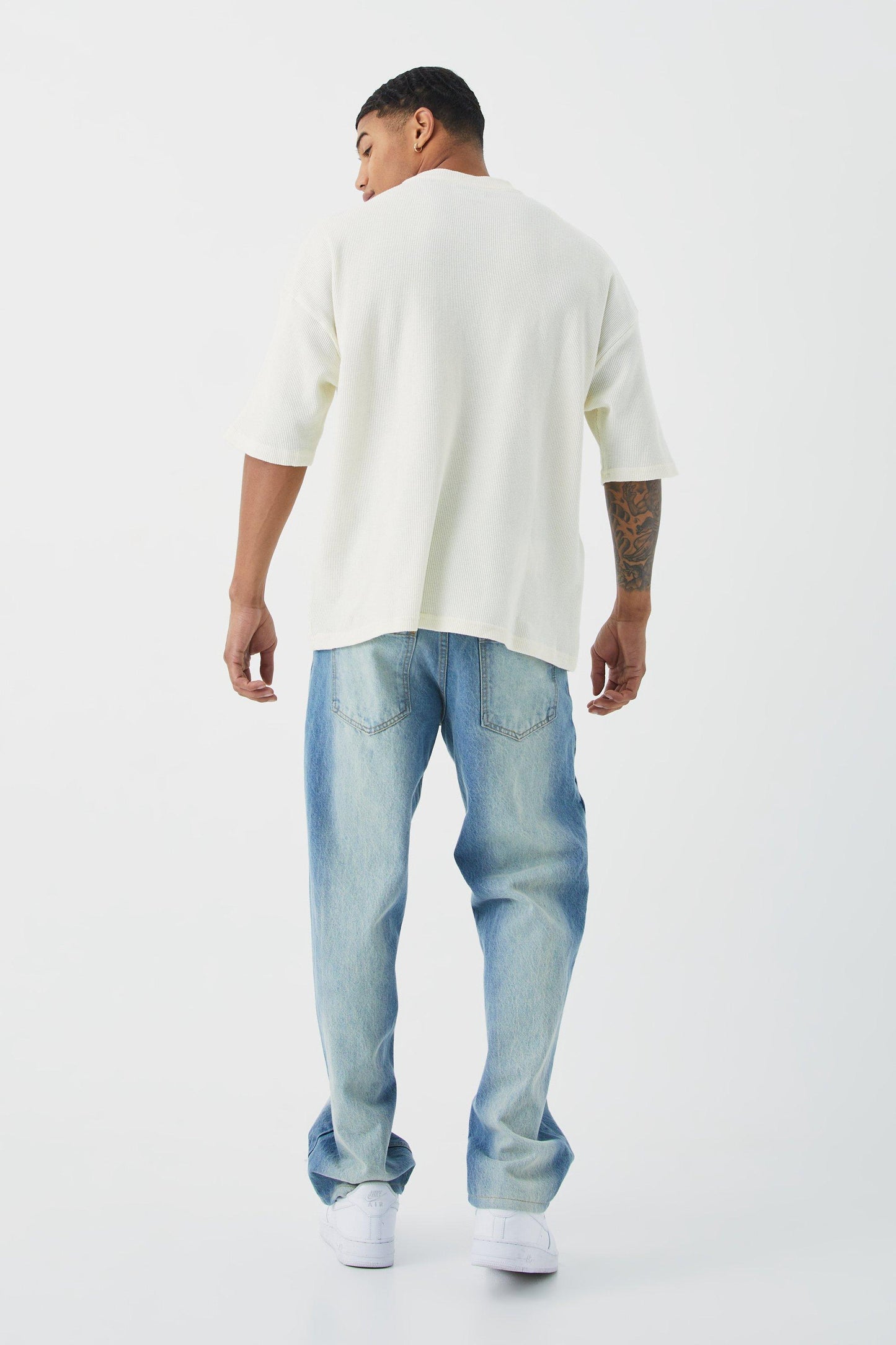 Waffle Oversized T-shirt | 350 GSM