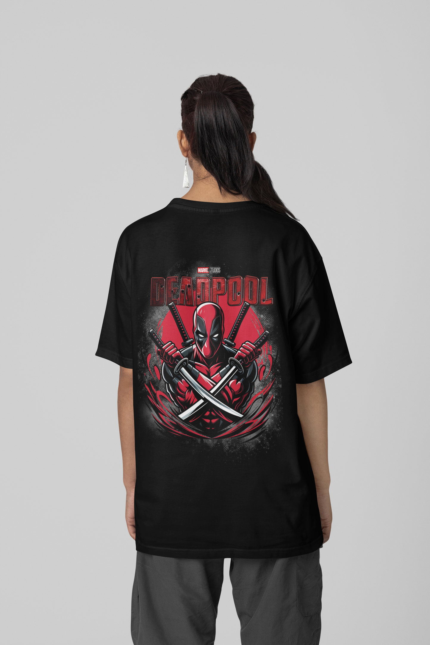 Marvel's Deadpool Oversized T-shirt | 240 GSM