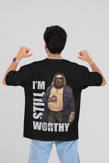 Thor I'm Still Worthy Oversized T-shirt | 240 GSM