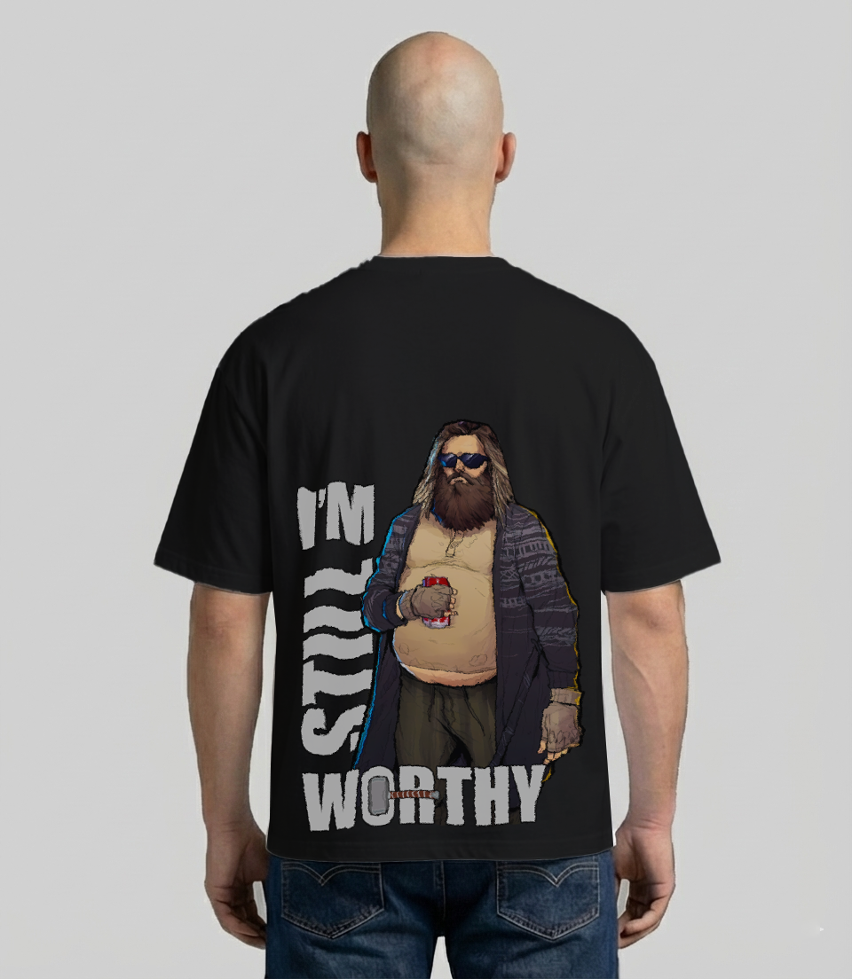 Thor I'm Still Worthy Oversized T-shirt | 240 GSM