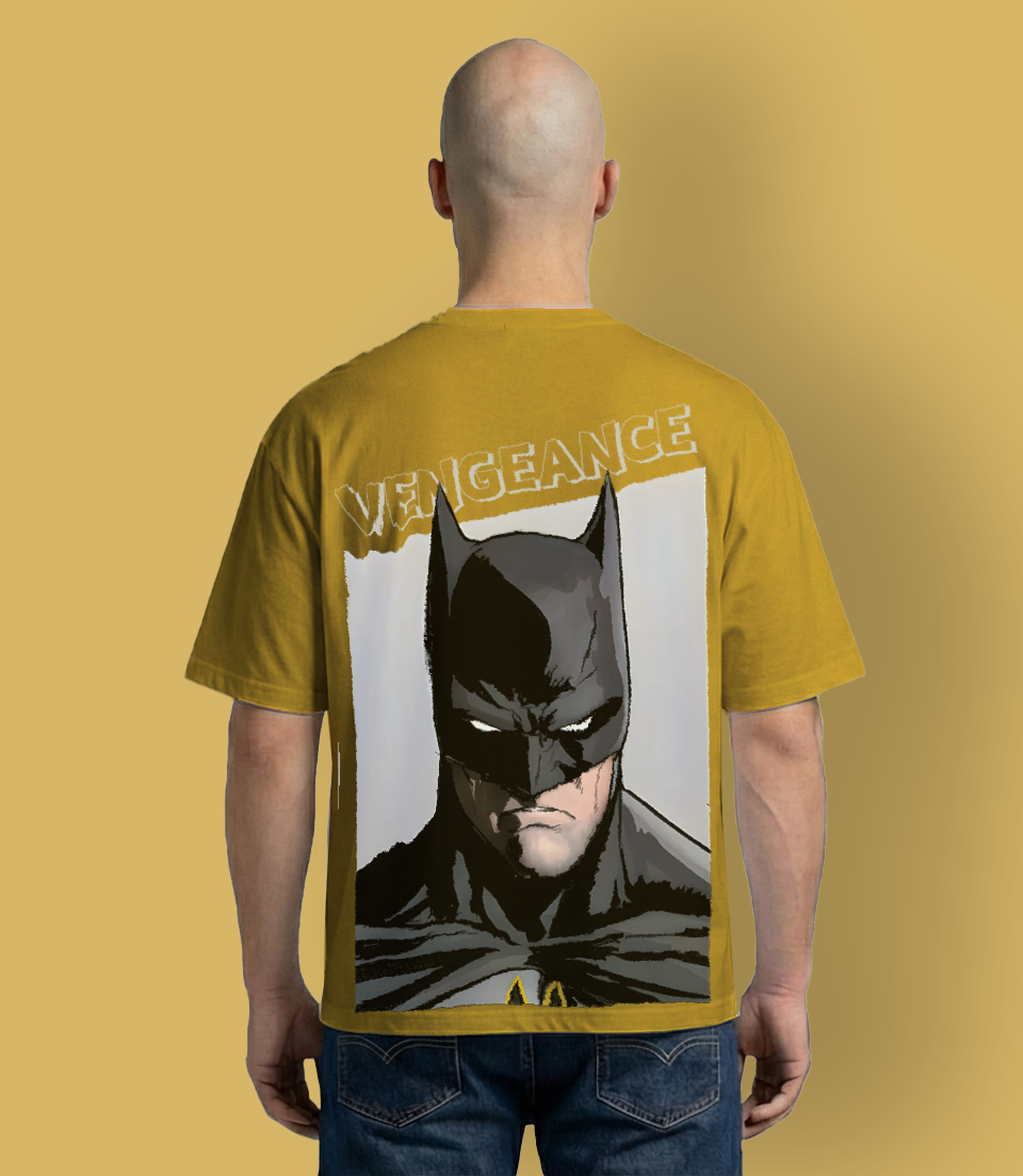 Batman Vengeance Oversized T-shirt | 240 GSM