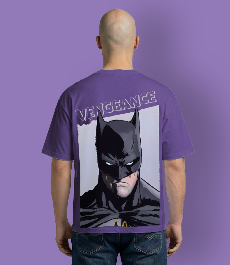 Batman Vengeance Oversized T-shirt | 240 GSM