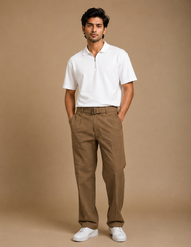 Brown Gurkha Trousers — Brown