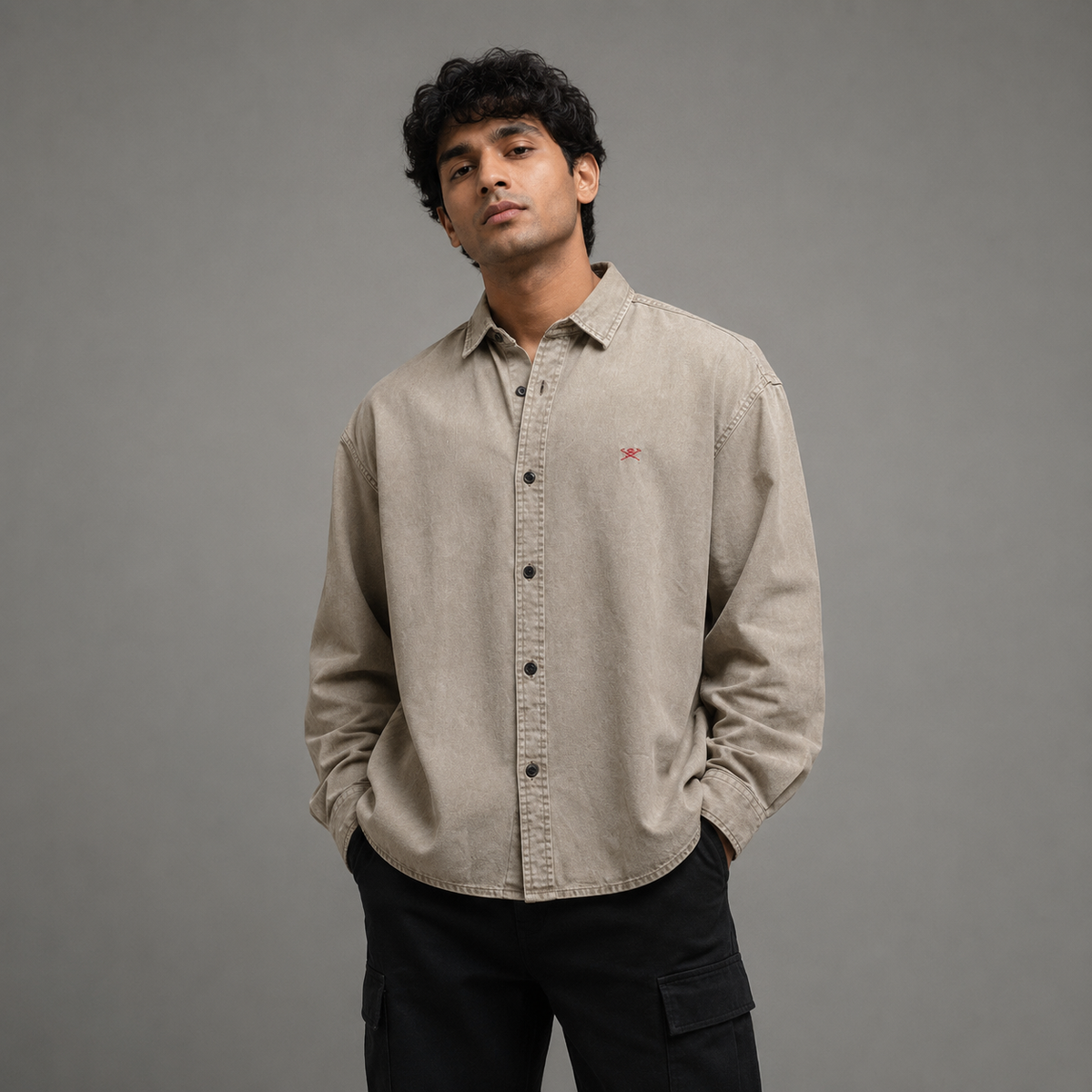 Classic Beige Shirt — Beige
