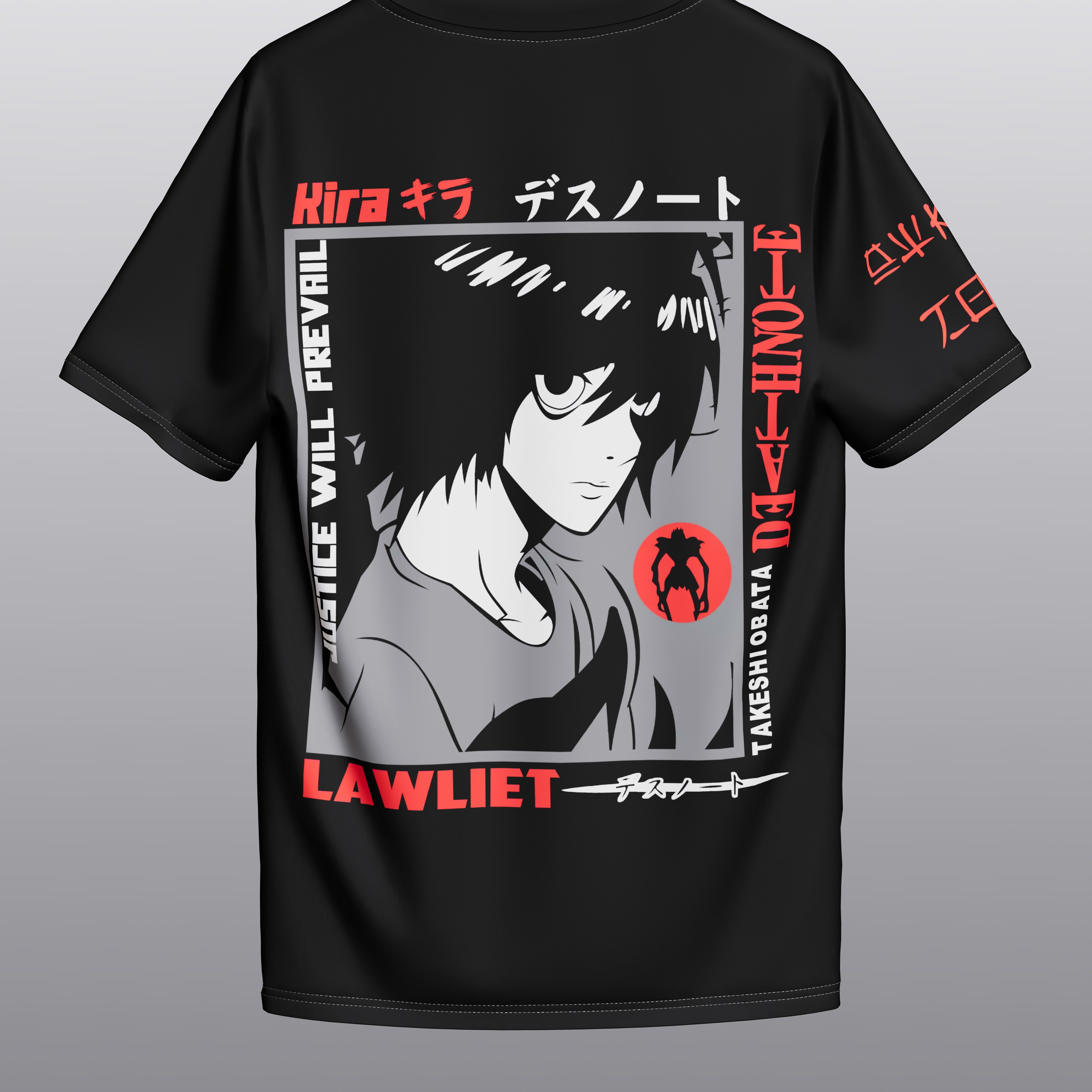 Death Note Oversized T-shirt | 240 GSM – Ezion
