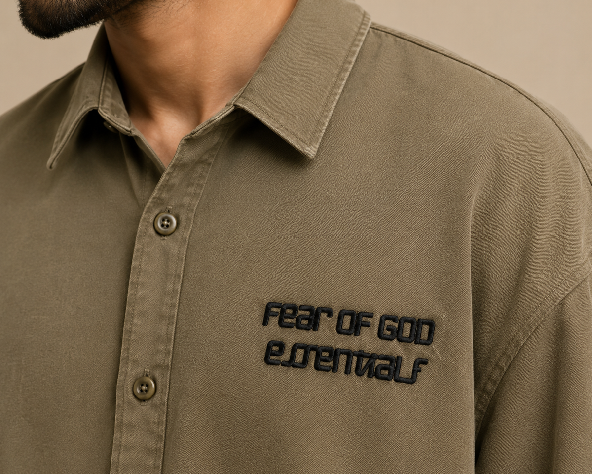 Fear Of God Porsh Green — Dark Olive Green