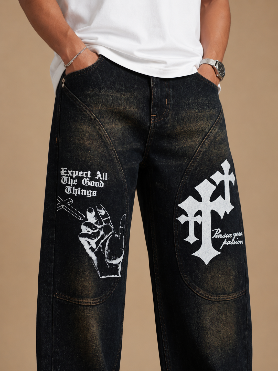 Indigo Denim Jeans — Deep Blue
