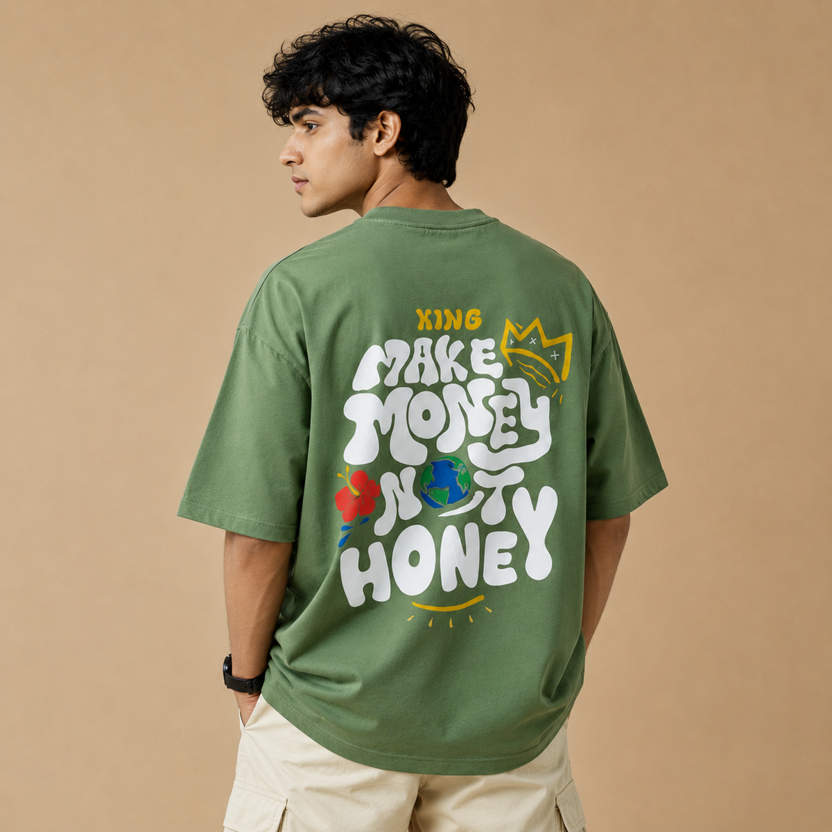 Mens Qoute — Light Green