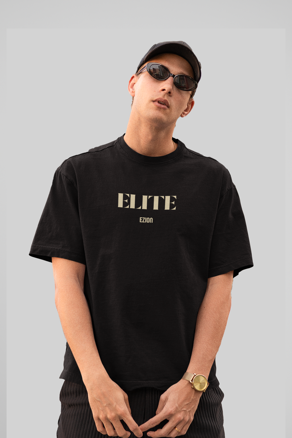 Black Rose Oversized T-shirt | 240 GSM