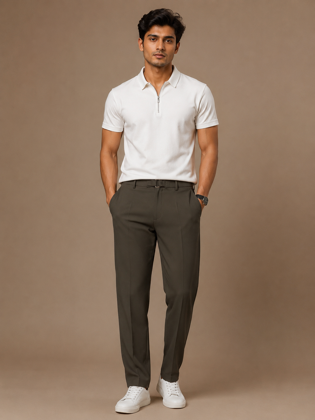 Olive Gurkha Trousers — Olive