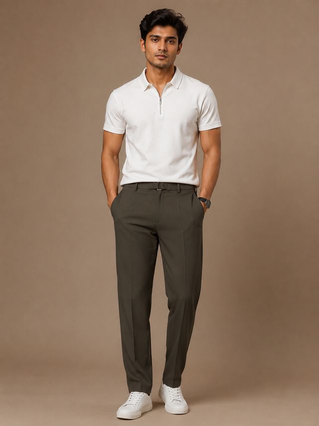 Olive Gurkha Trousers — Olive