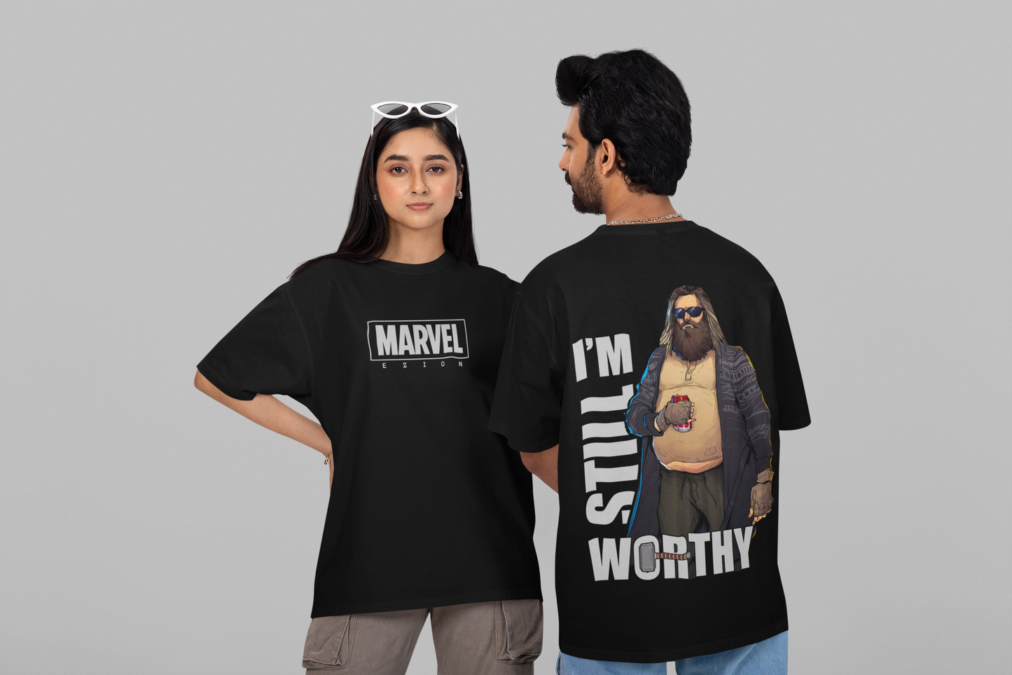 Thor I'm Still Worthy Oversized T-shirt | 240 GSM