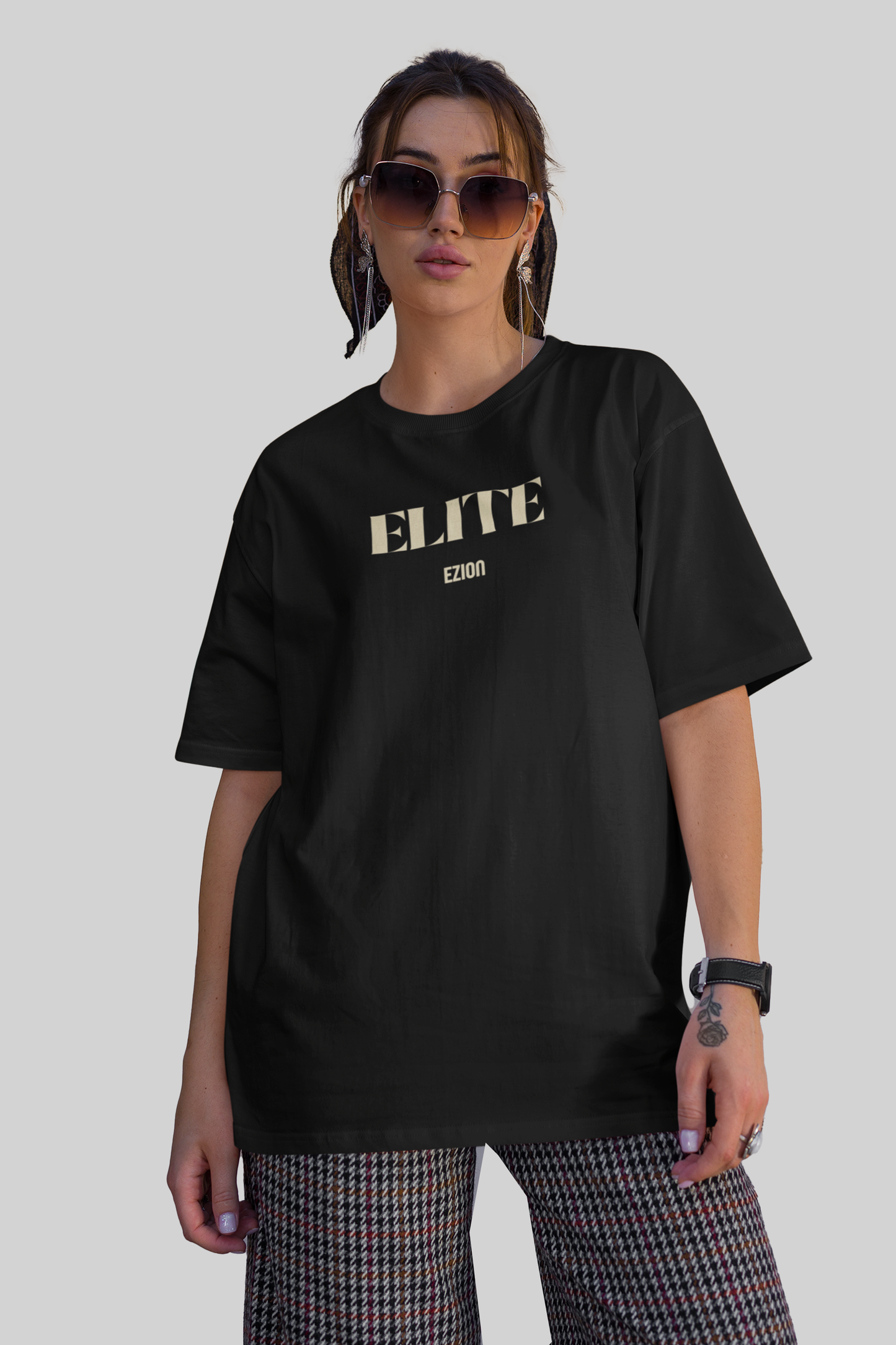 Black Rose Oversized T-shirt | 240 GSM