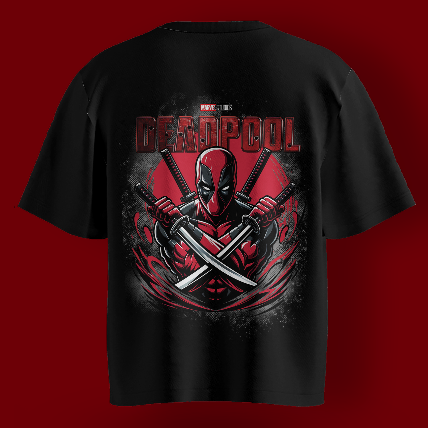 Marvel's Deadpool Oversized T-shirt | 240 GSM