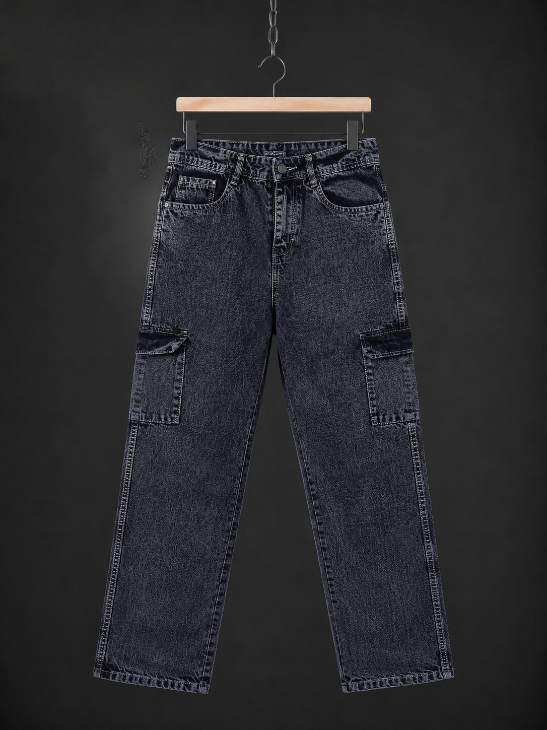 Stich Jeans — Blue/ Black