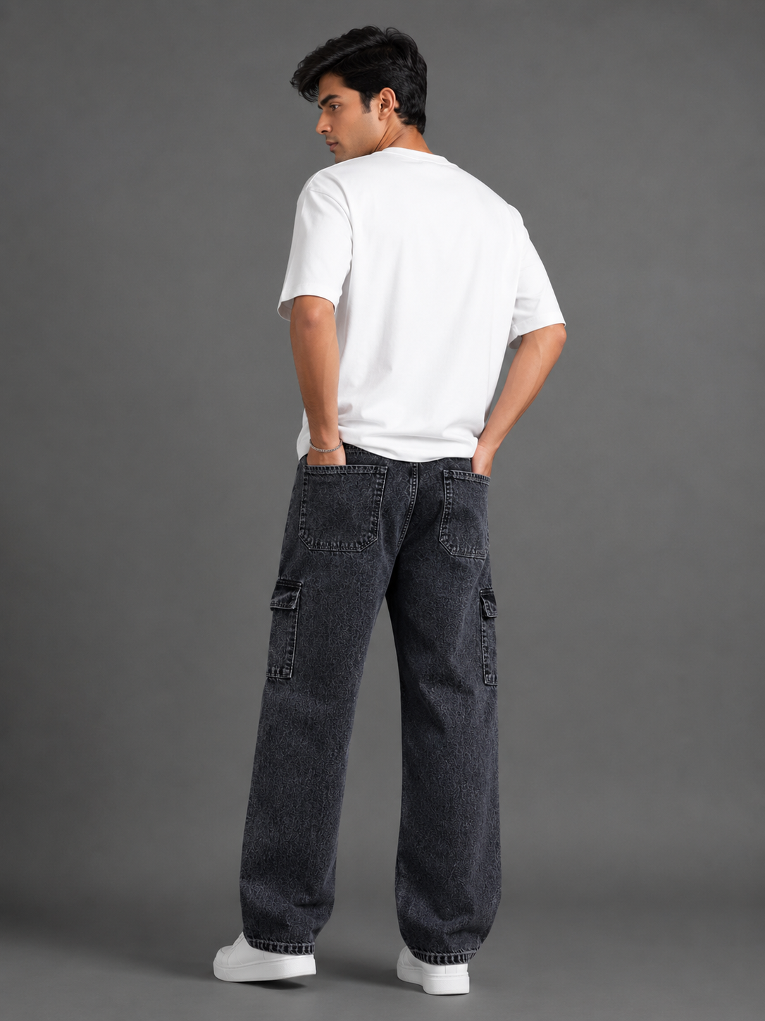 Stich Jeans — Blue/ Black
