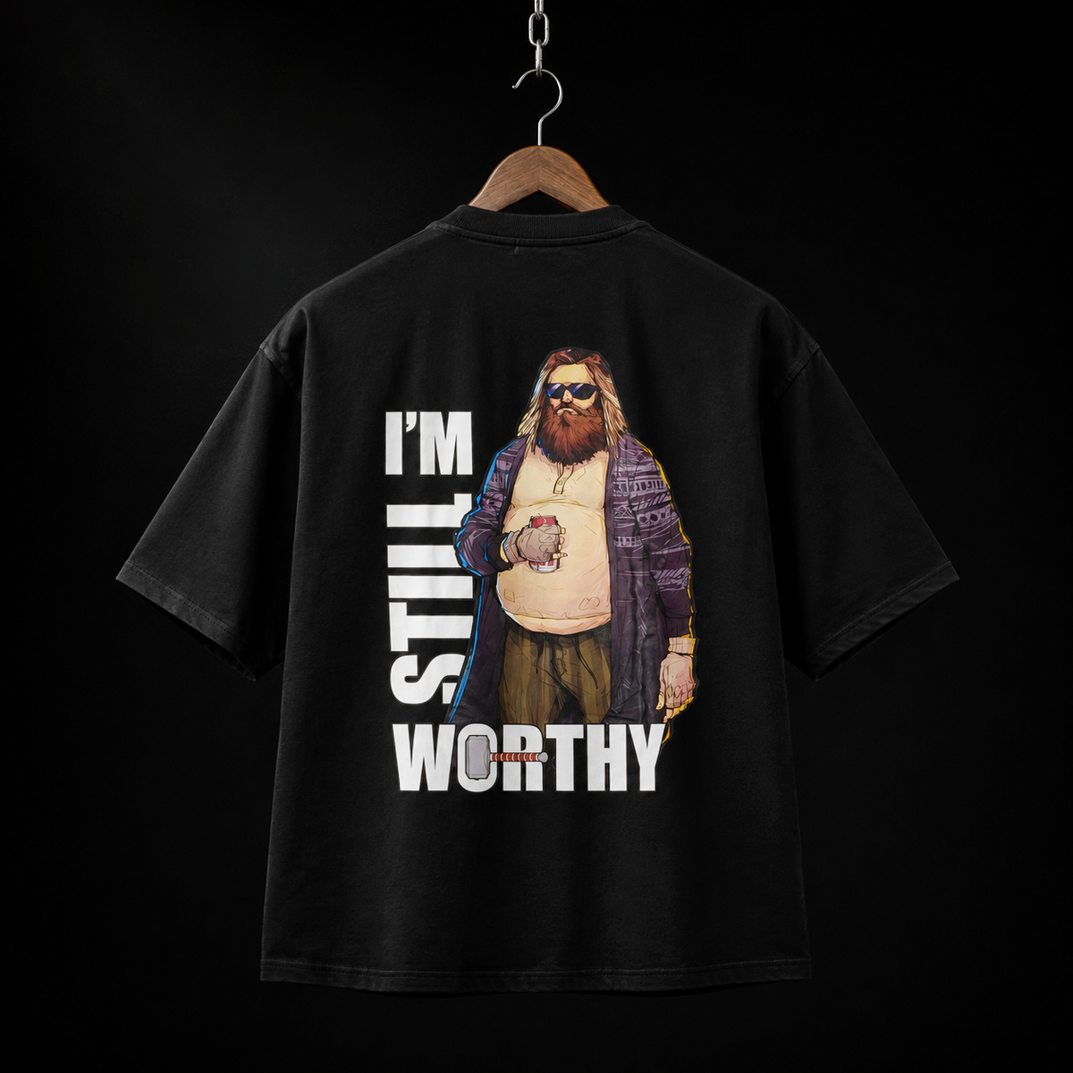 Thor I'M Still Worthy — Black