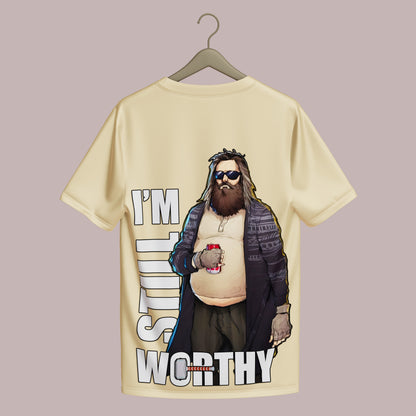 Thor I'm Still Worthy Oversized T-shirt (240 GSM)