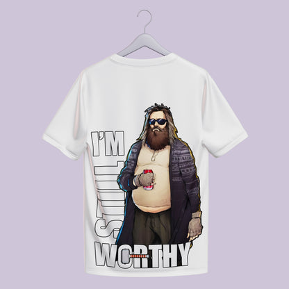 Thor I'm Still Worthy Oversized T-shirt (240 GSM)