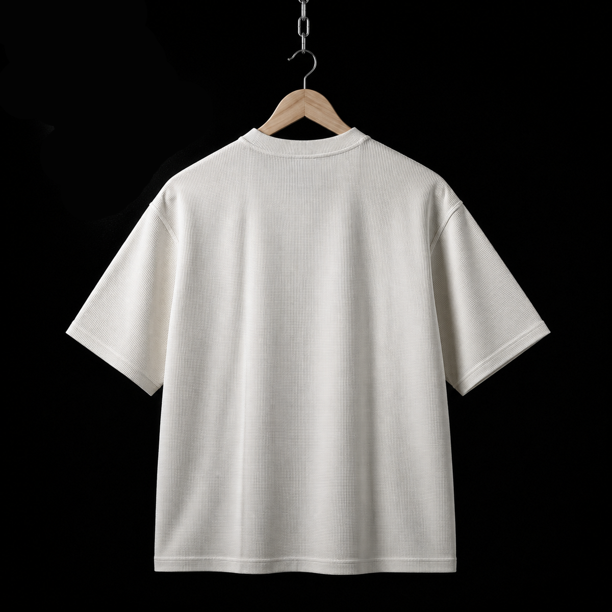 Waffle Tee — White